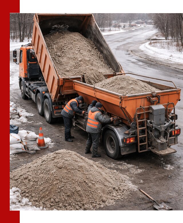 Поставка и вывоз пескосоля в Дзержинском оптом и в розницу