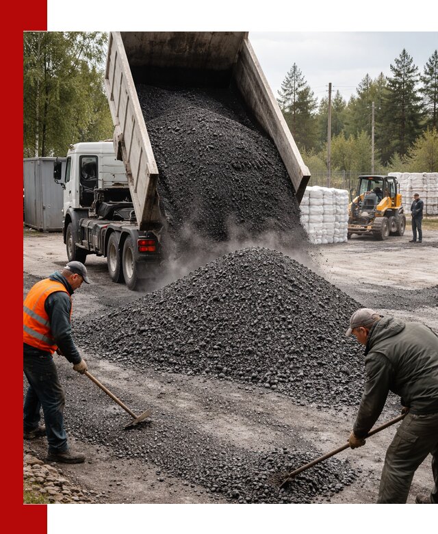Доставка и продажа асфальтного гранулята в Дзержинском