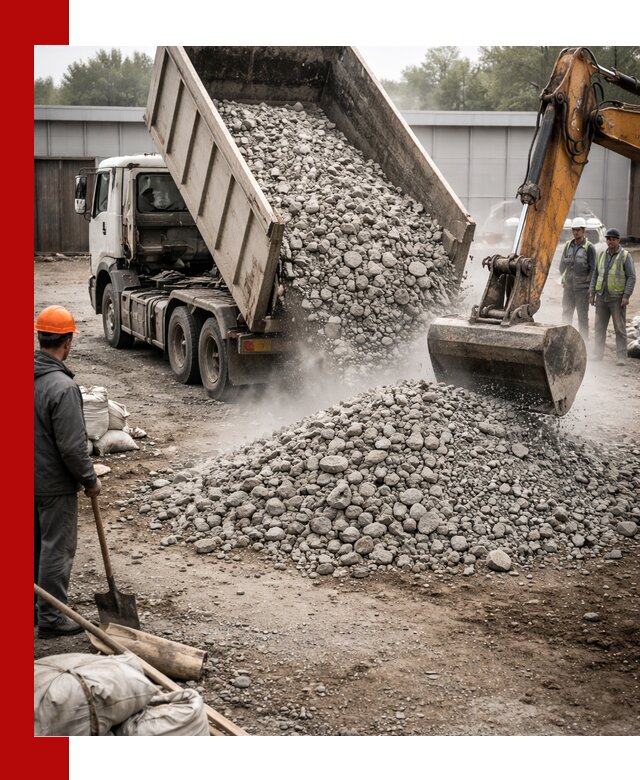 Доставка дробленого бетона в Дзержинском оптом и в розницу
