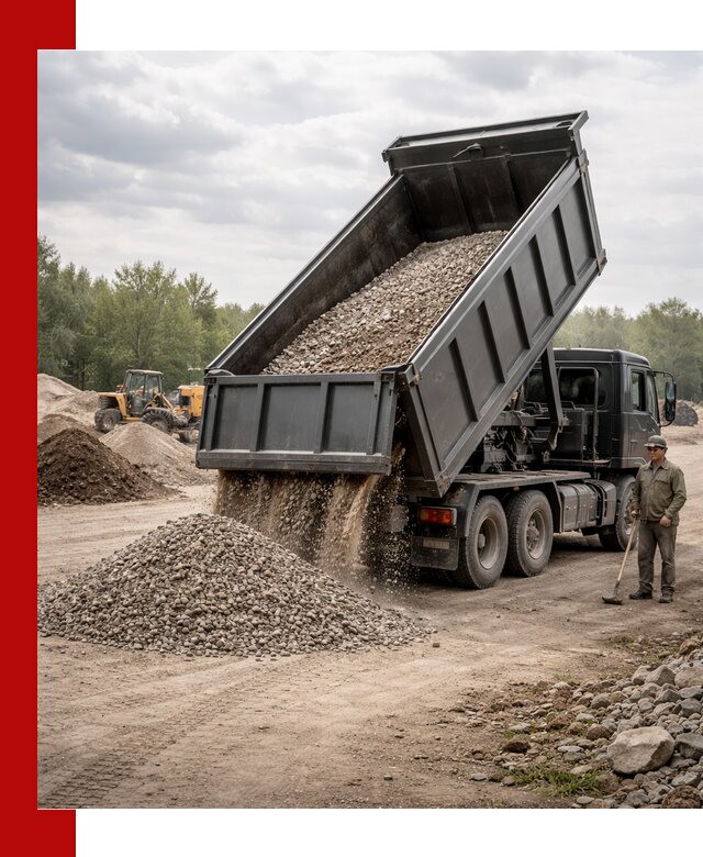 Доставка самосвалом 30 м3 по выгодным ценам в Дзержинском