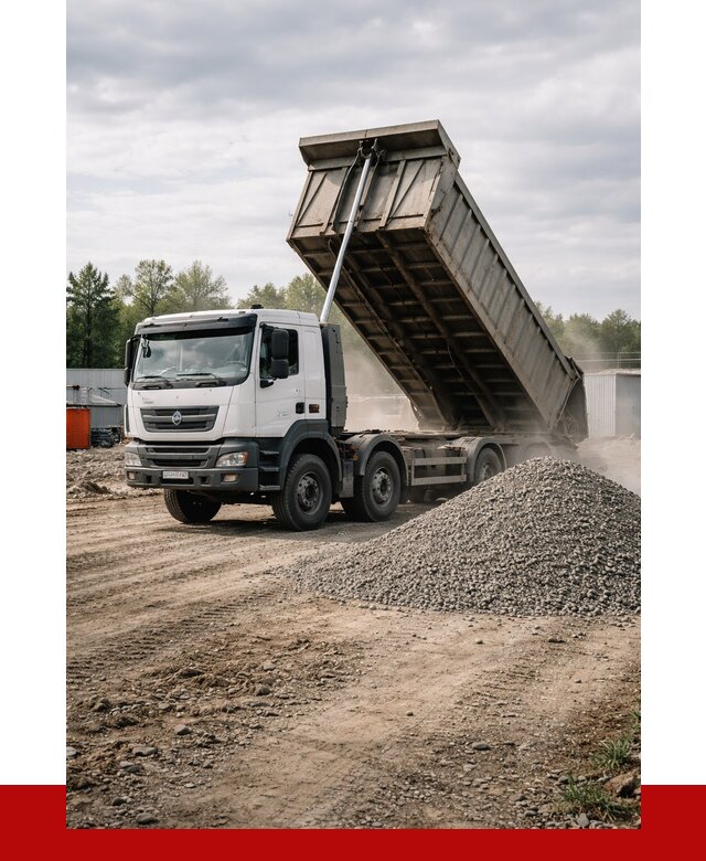 Доставка самосвалом 40 кубов в Дзержинском от 9211 р. | ПРОНЕРУДДзж