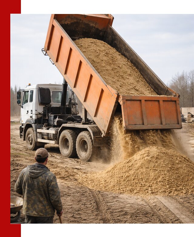 Аренда самосвала 20 тонн для перевозки грузов в Дзержинском