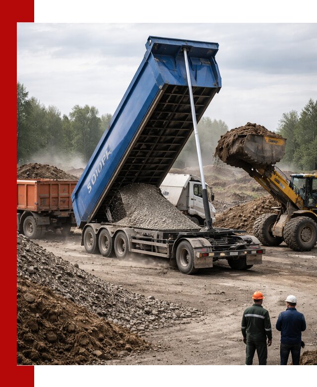 Аренда тонар 40 тонн в Дзержинском с доставкой материалов