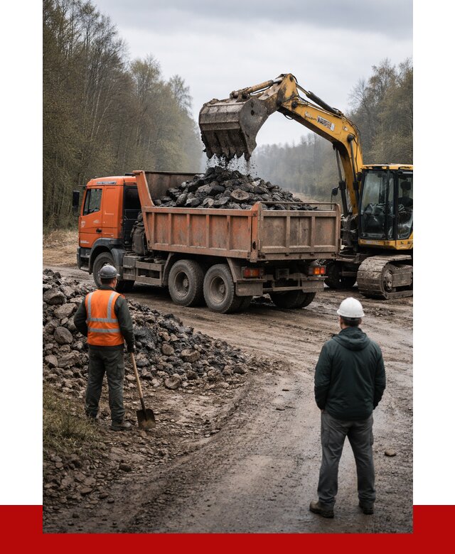 Вывоз асфальта в Дзержинском от 4605 р. самосвалом ПРОНЕРУДДзж