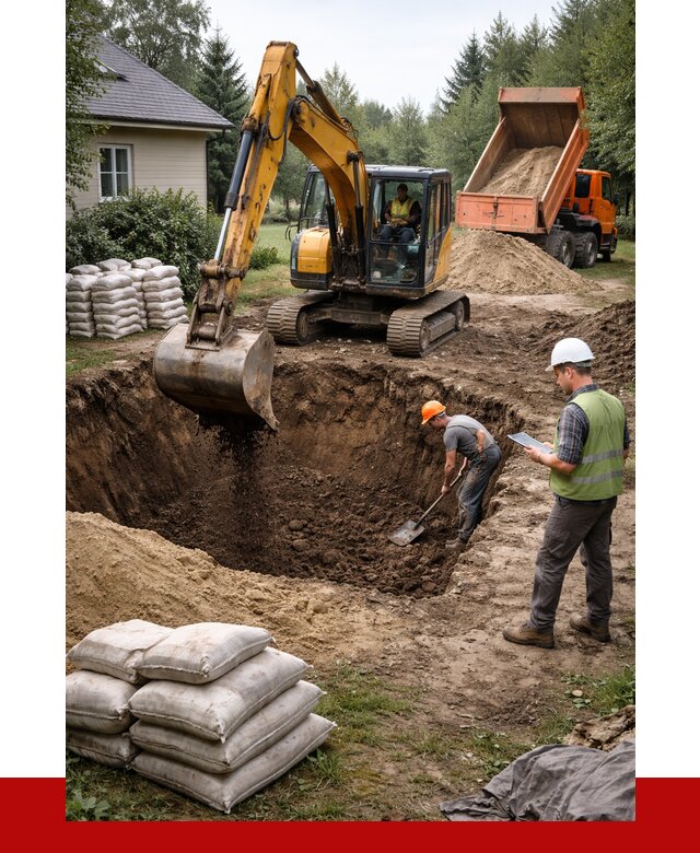 Рытье котлована в Дзержинском быстро от 4605 р. ПРОНЕРУДДзж