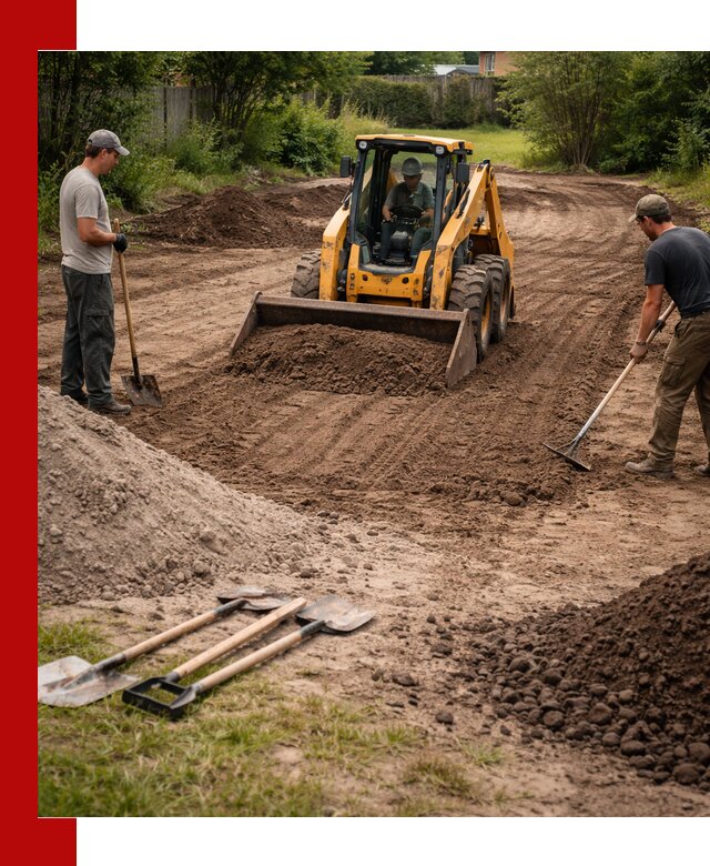 Планировка участка грунтом с вывозом и доставкой в Дзержинском
