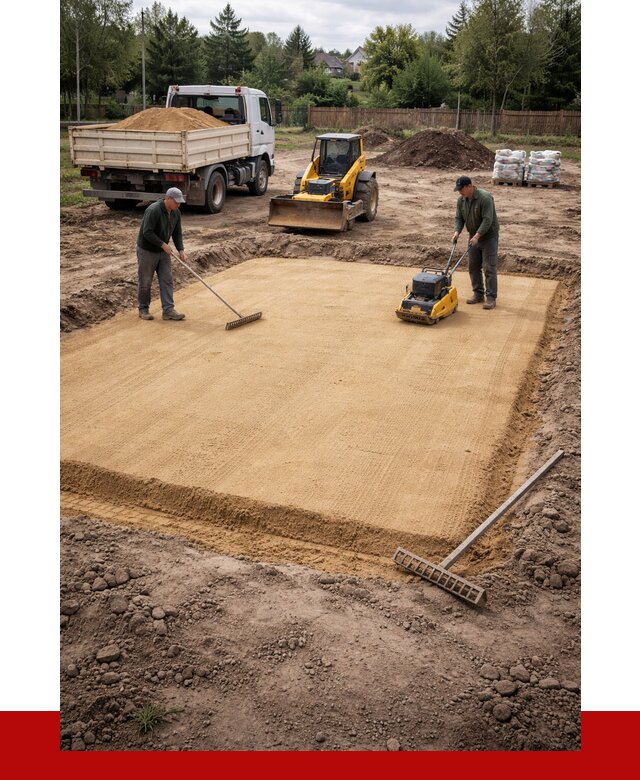 Устройство песчаной подушки в Дзержинском от 4605 р. ПРОНЕРУДДзж